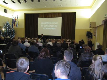 Sprejem najaktivnejših prostovoljcev v letu 2014, ob mednarodnem dnevu prostovoljstva 19